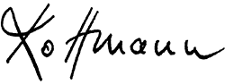 Hariolf Kottmann (signature)