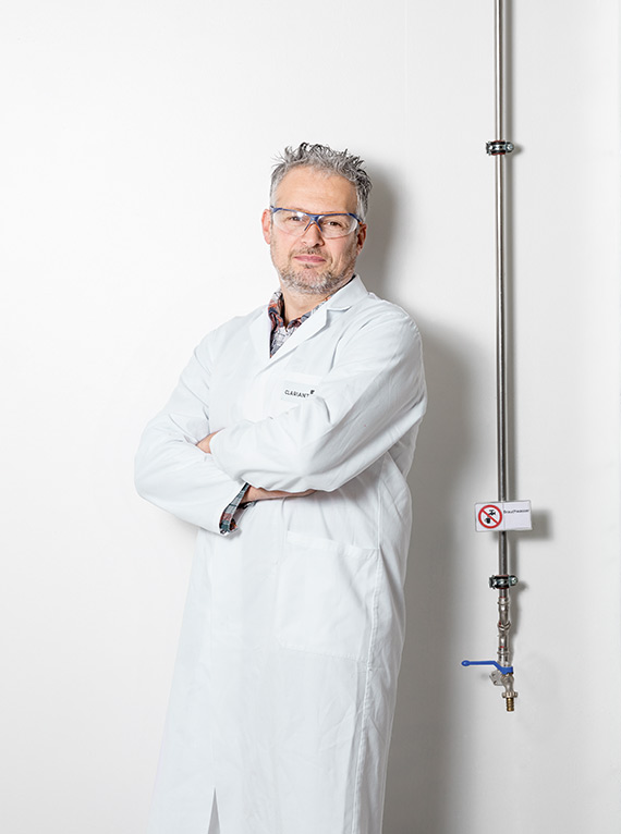 Peter Mansour, Lab Technician (portrait)