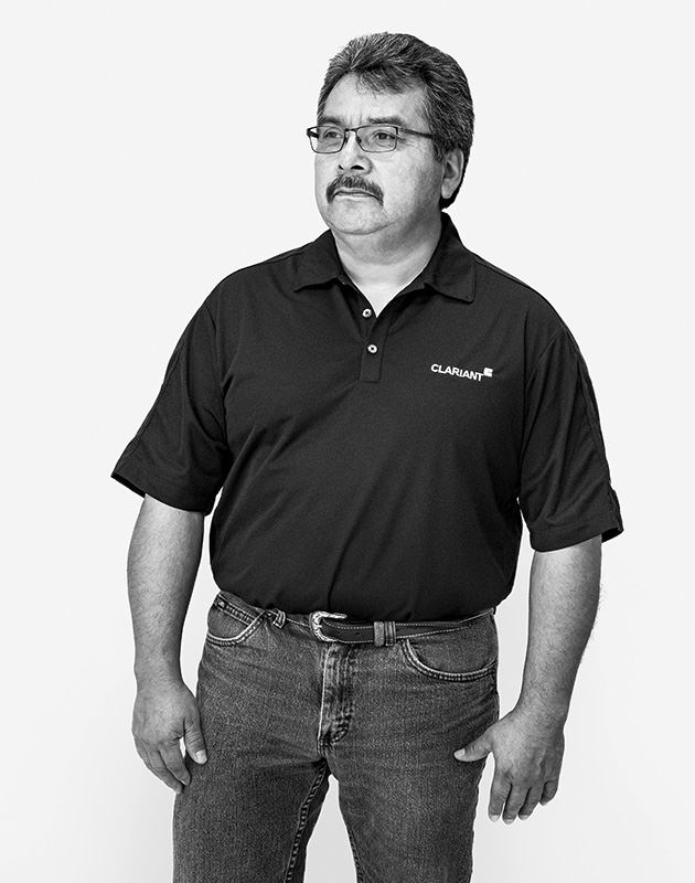 Eduardo Rodriguez, Treater Truck Driver, Business Unit Oil and Mining Services (portrait)